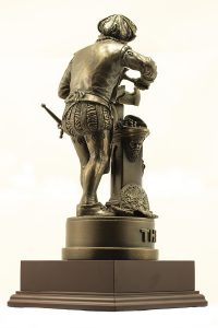 The Armourer Statue - Right Rear View