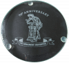 70th Anniversary Glass Coaster